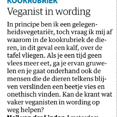 ingezonden brief