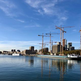 bouwwerkzaamheden op Katendrecht