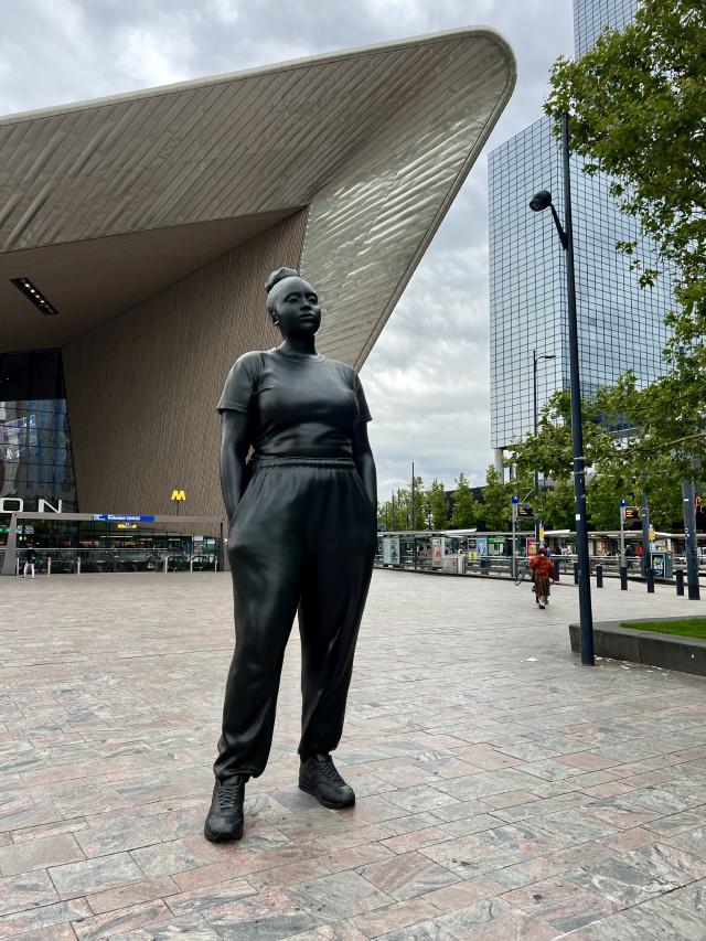 beeld van een zwarte vrouw